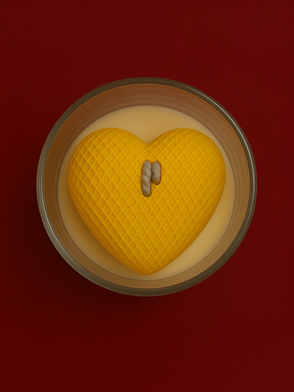 Lemon meringue candle | Corazoncito