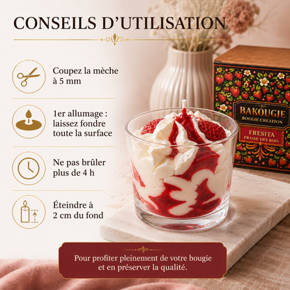 Bougie parfumée fraise des bois | Fresita