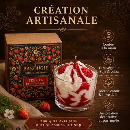 Bougie parfumée fraise des bois | Fresita