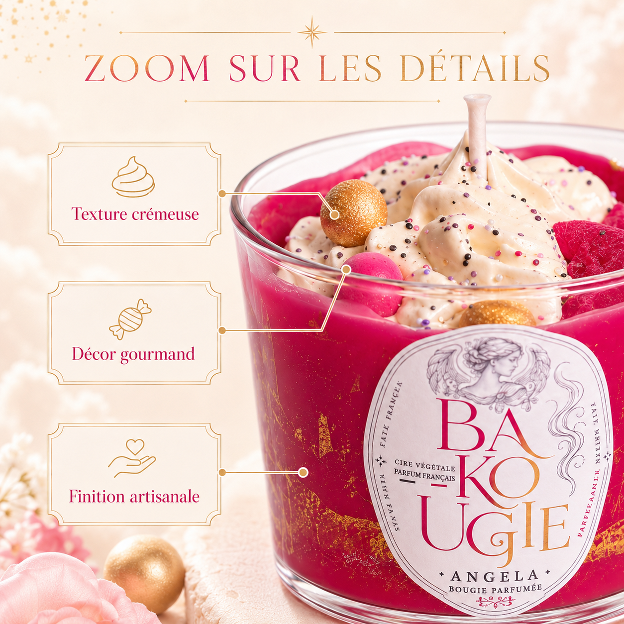 Bougie parfumée Ange | Angela
