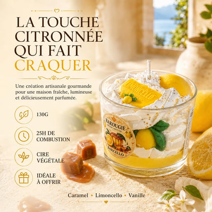 Bougie parfumée Limoncello | Bakcello