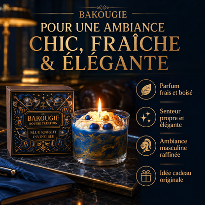 Bougie parfumée Invincible | Blue Knight