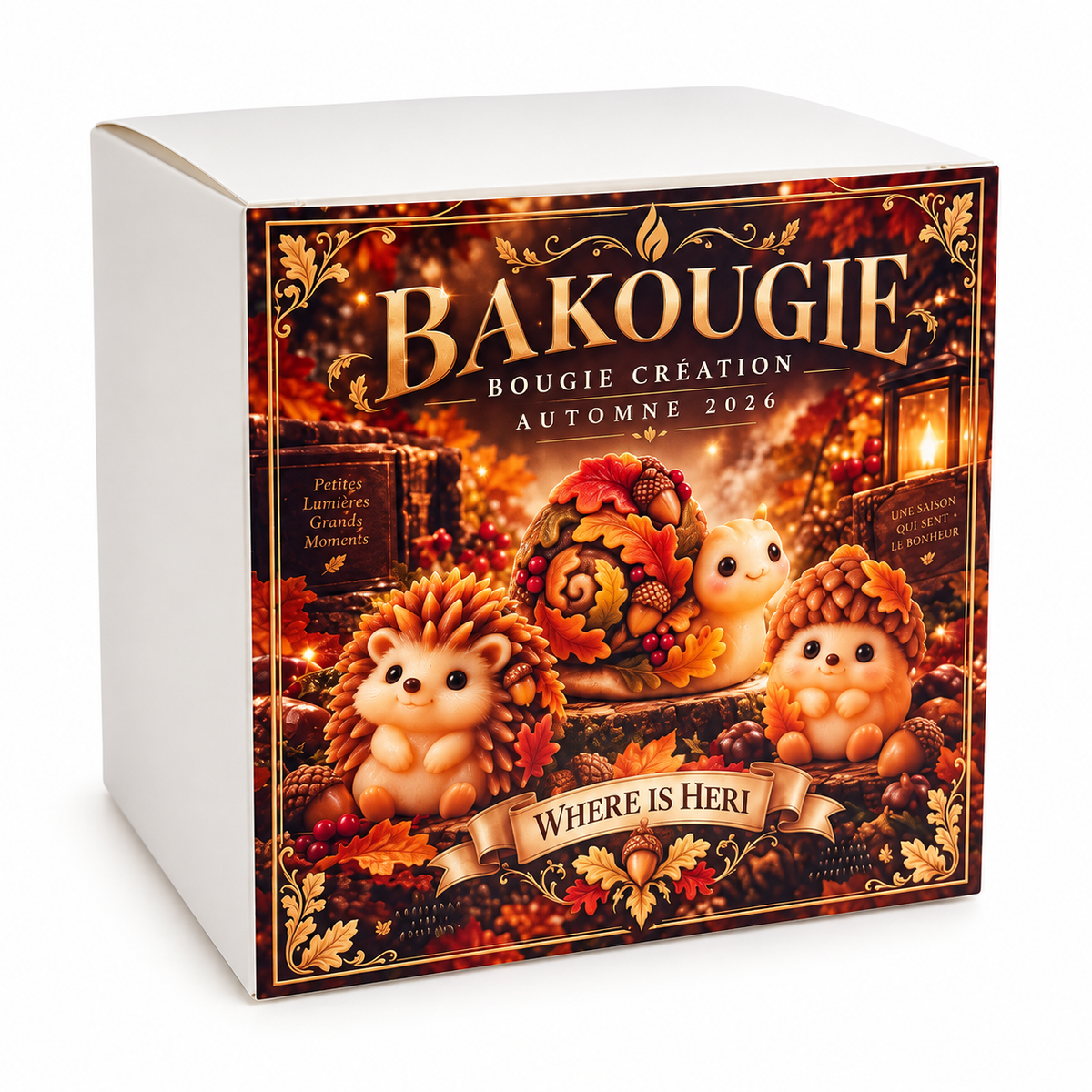 Bougie parfumée madeleine gourmande | Where is Heri