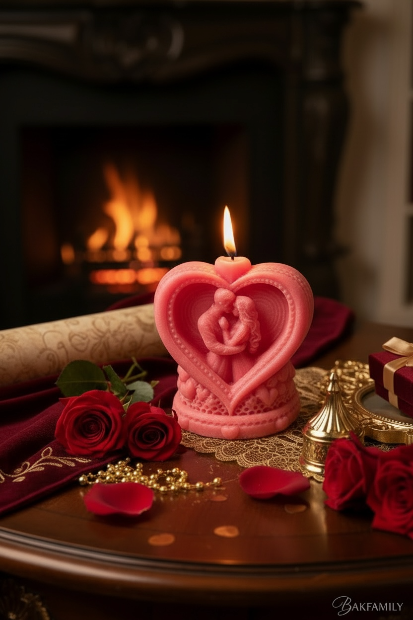 Bougie parfumée Violette & Rose | Los enamorados