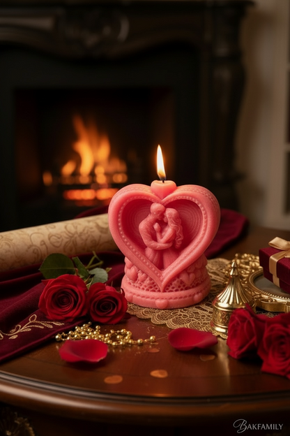 Bougie parfumée Violette & Rose | Los enamorados