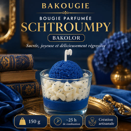 Bougie parfumée schtroumpy | Bakolor