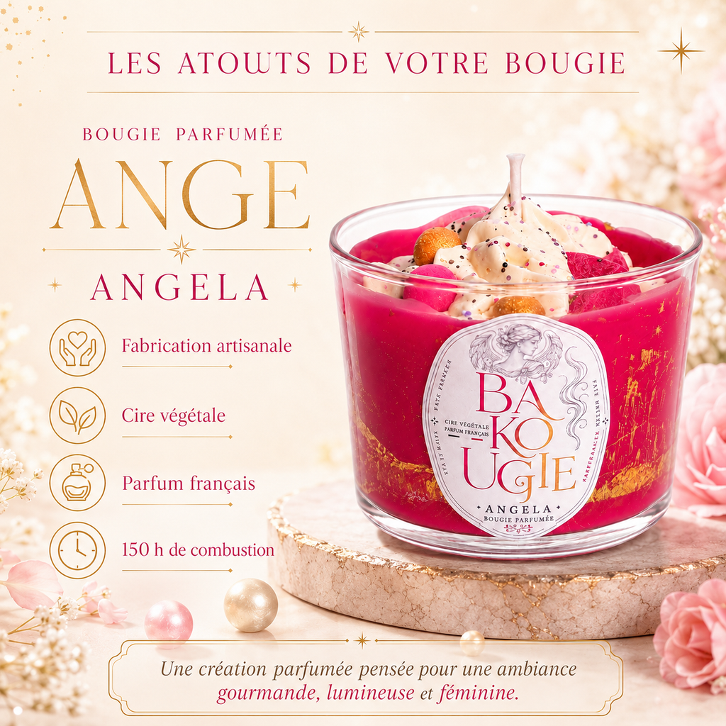 Bougie parfumée Ange | Angela