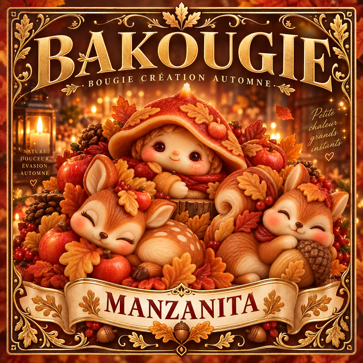 Bougie parfumée tarte tatin | Manzanita