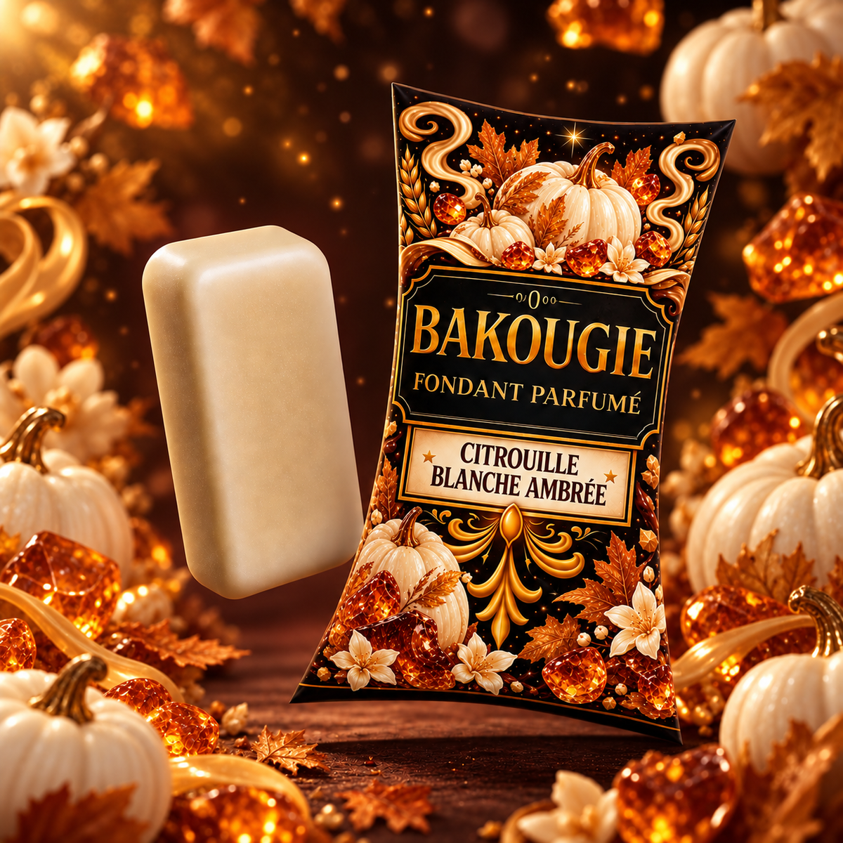 Fondant parfumé Citrouille blanche ambrée | Bakonette