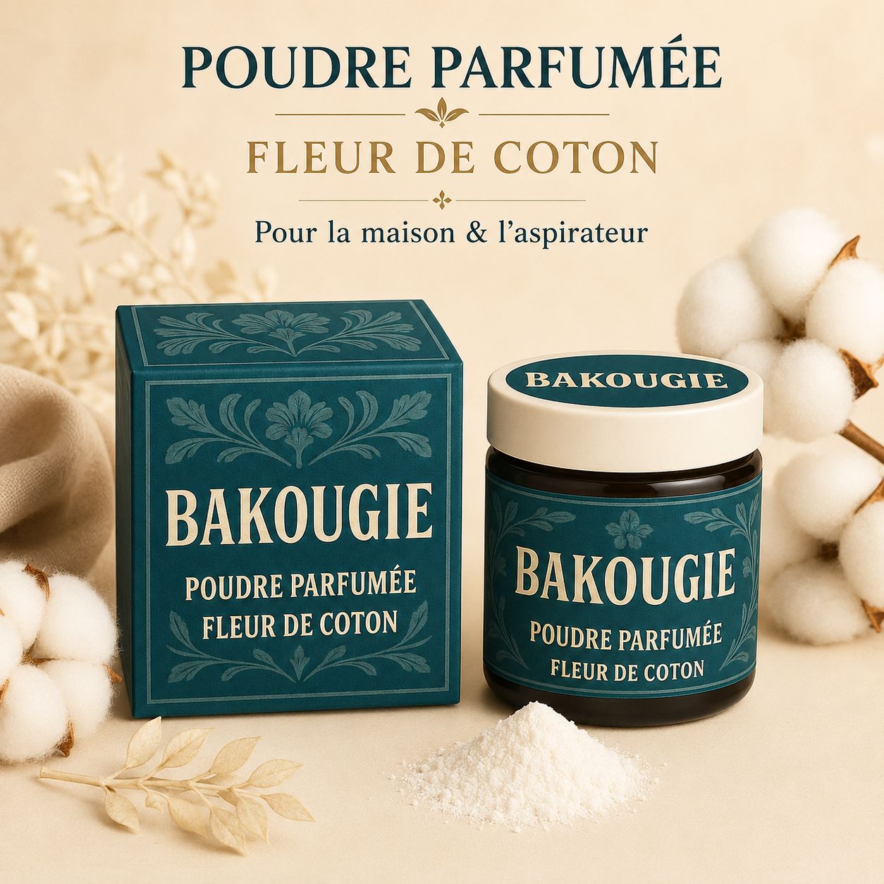 Poudre parfumée | Fleur de coton