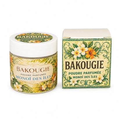 Poudre parfumée aspirateur et poubelle | Monoï des îles
