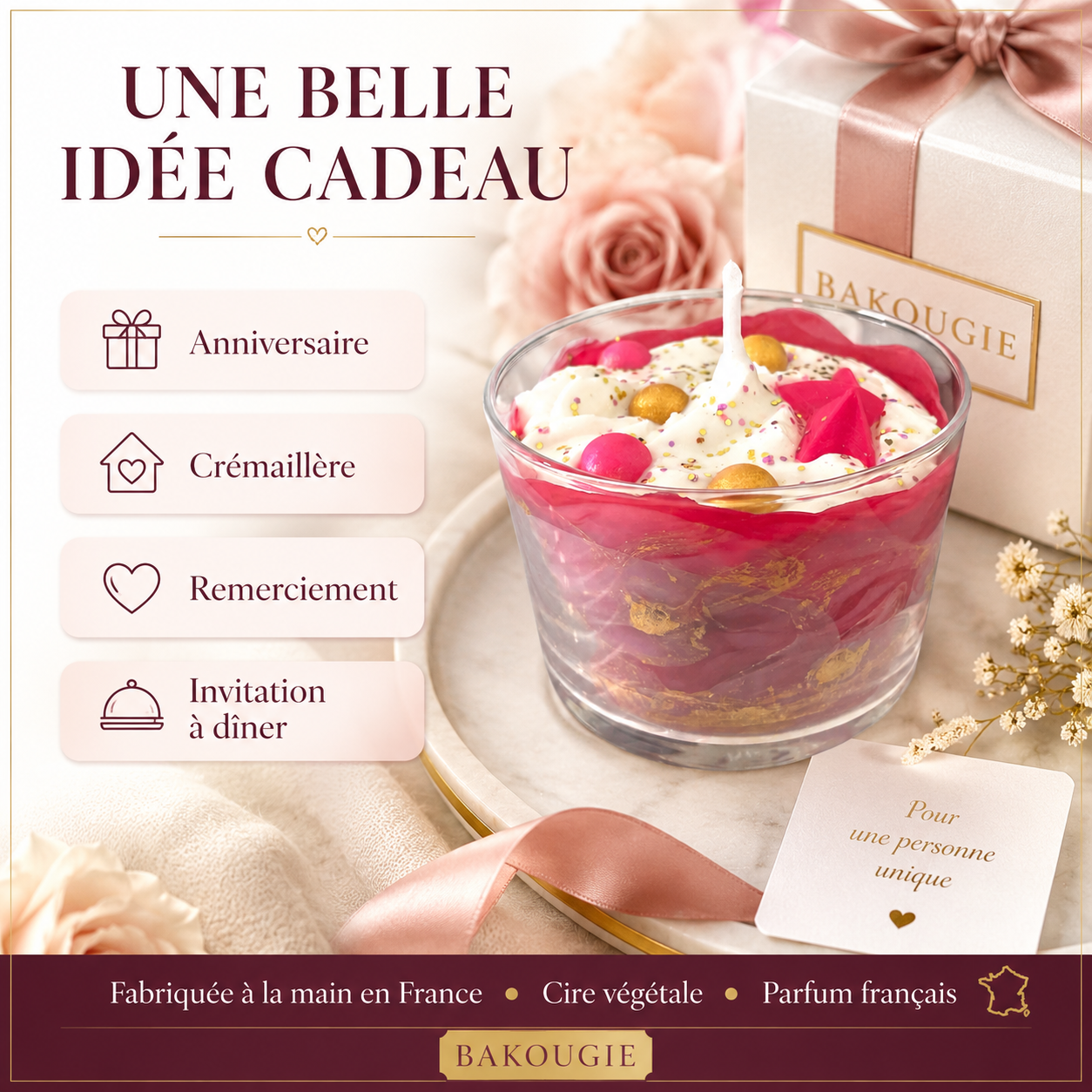 Bougie parfumée Ange | Angela
