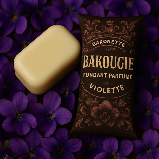 Fondant de cire parfumée violette, 30h de diffusion de parfum, cire végétale et parfum Français 