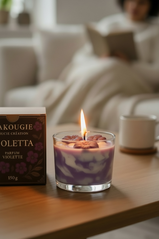 Bougie parfumée violette | Violetta