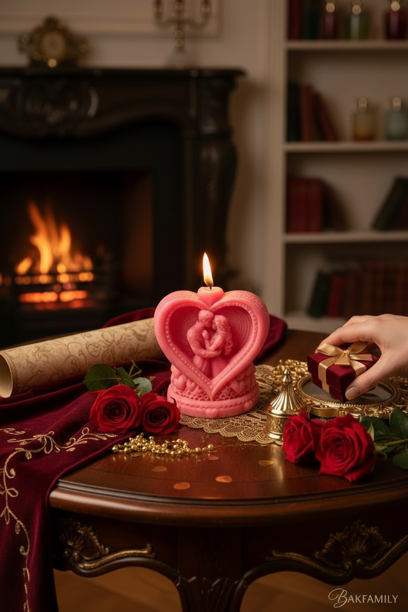 Bougie parfumée Violette & Rose | Los enamorados