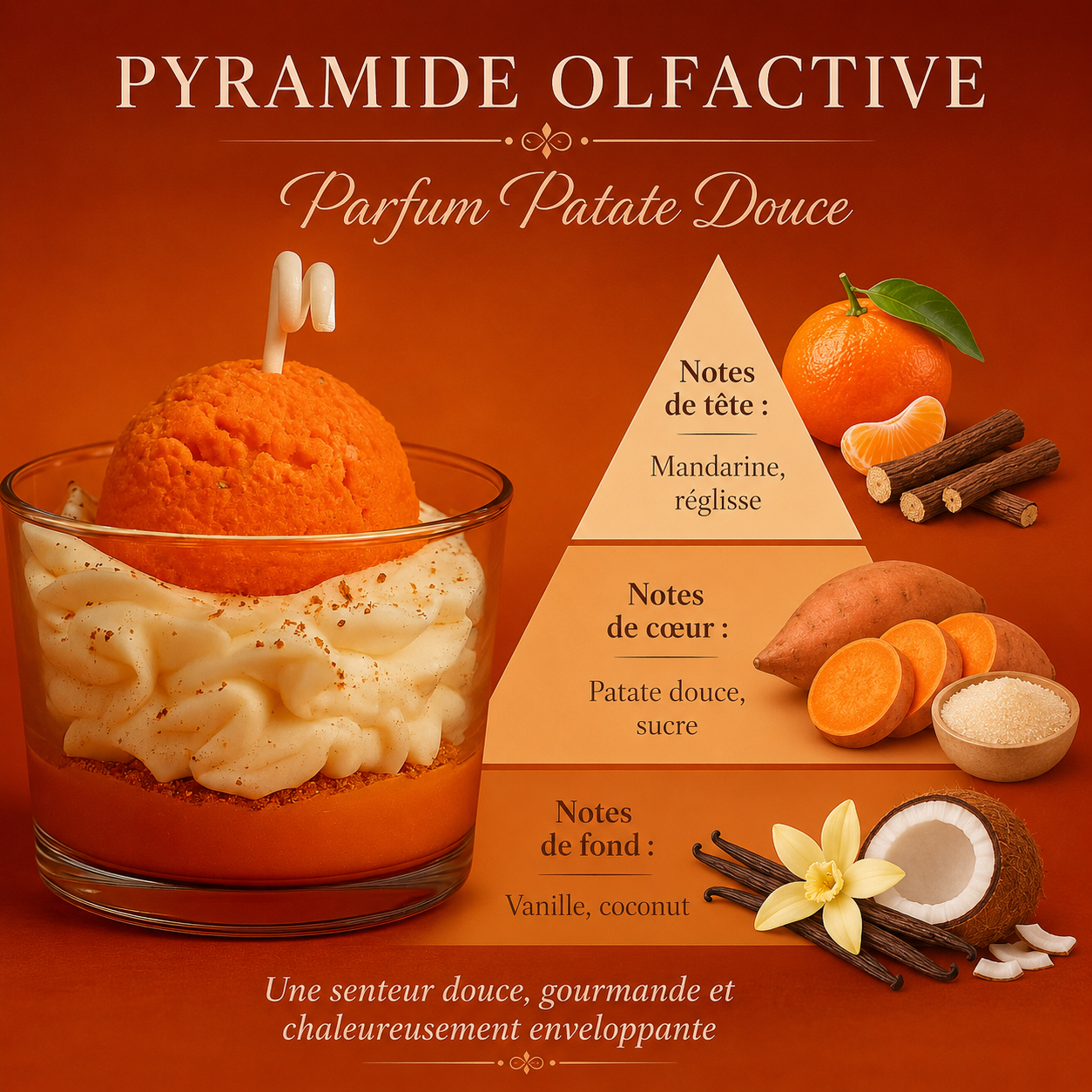 Bougie parfumée patate douce | Bakolor
