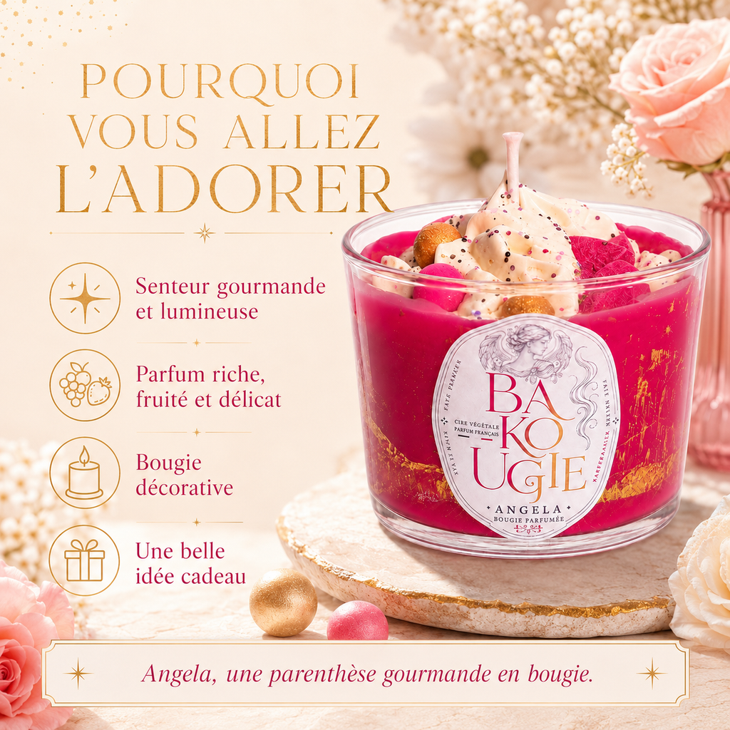 Bougie parfumée Ange | Angela