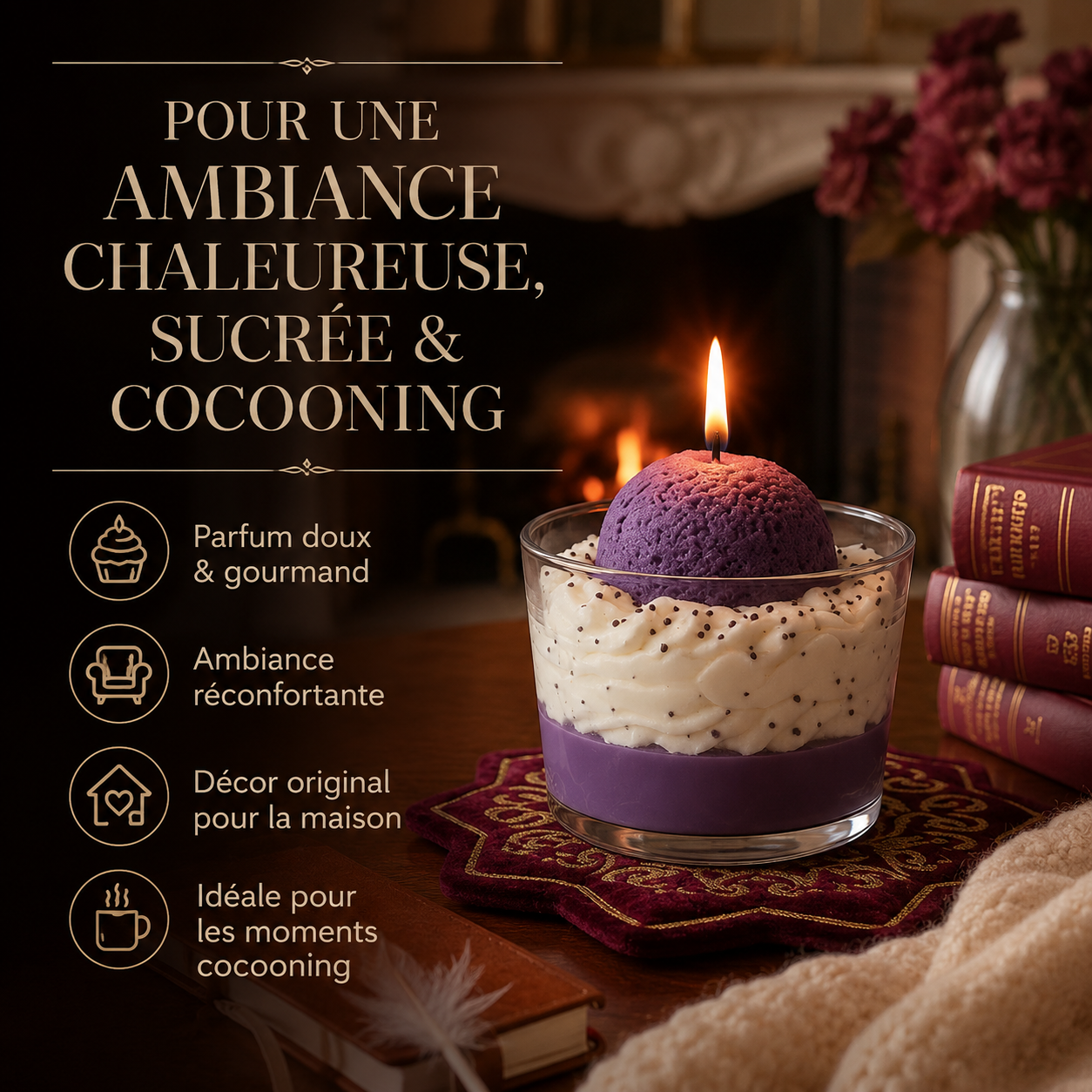 Bougie parfumée marrons glacés | Bakolor