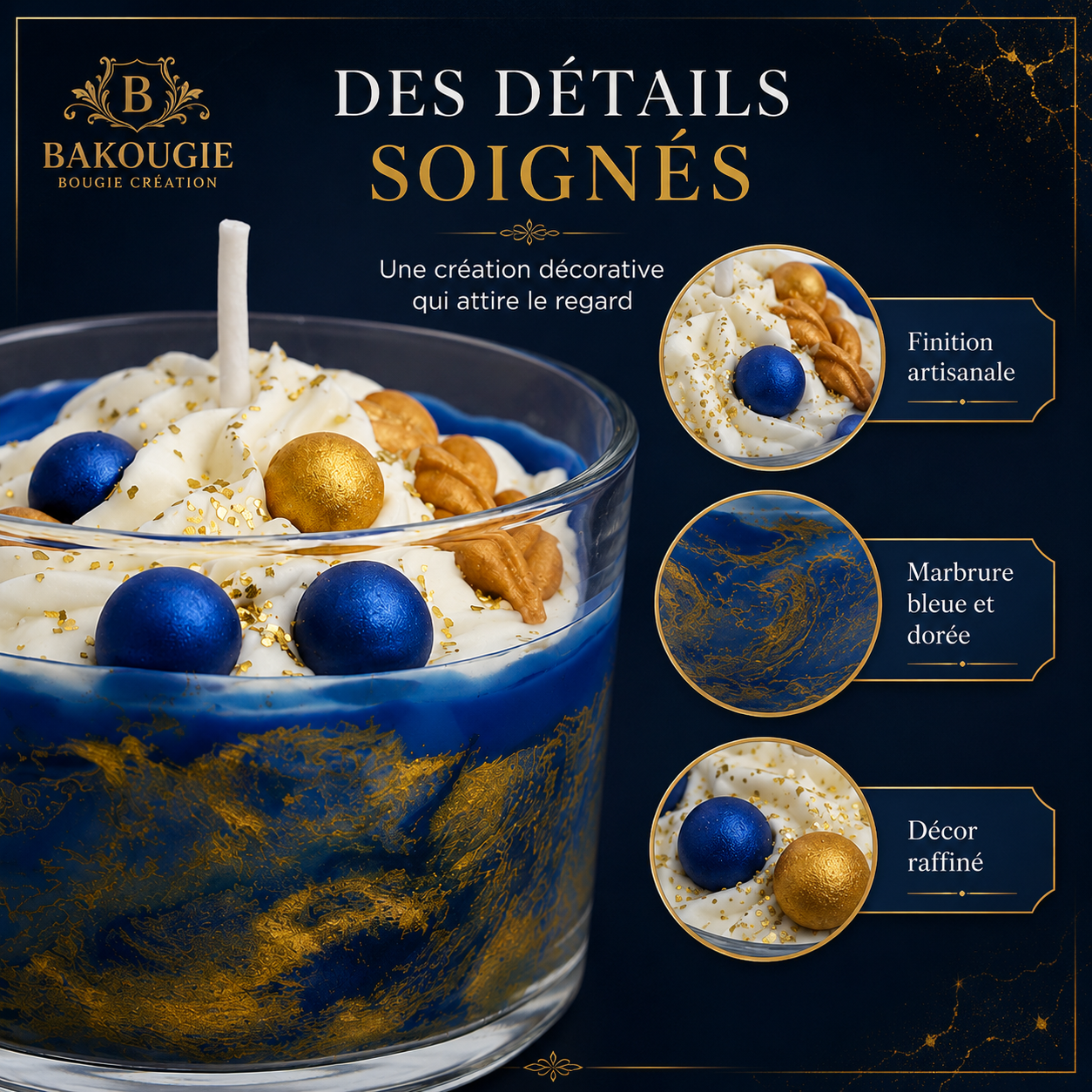 Bougie parfumée Invincible | Blue Knight