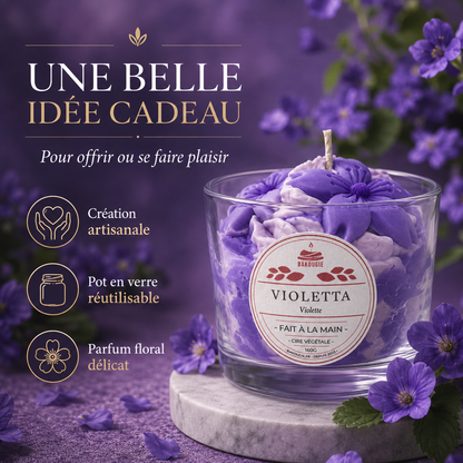 Bougie parfumée violette | Violetta