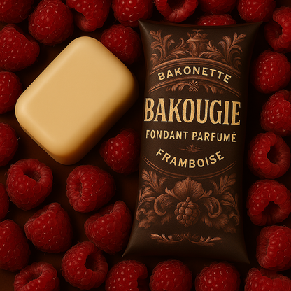 Fondant de cire parfumée framboise, 30h de diffusion de parfum, cire végétale et parfum Français 