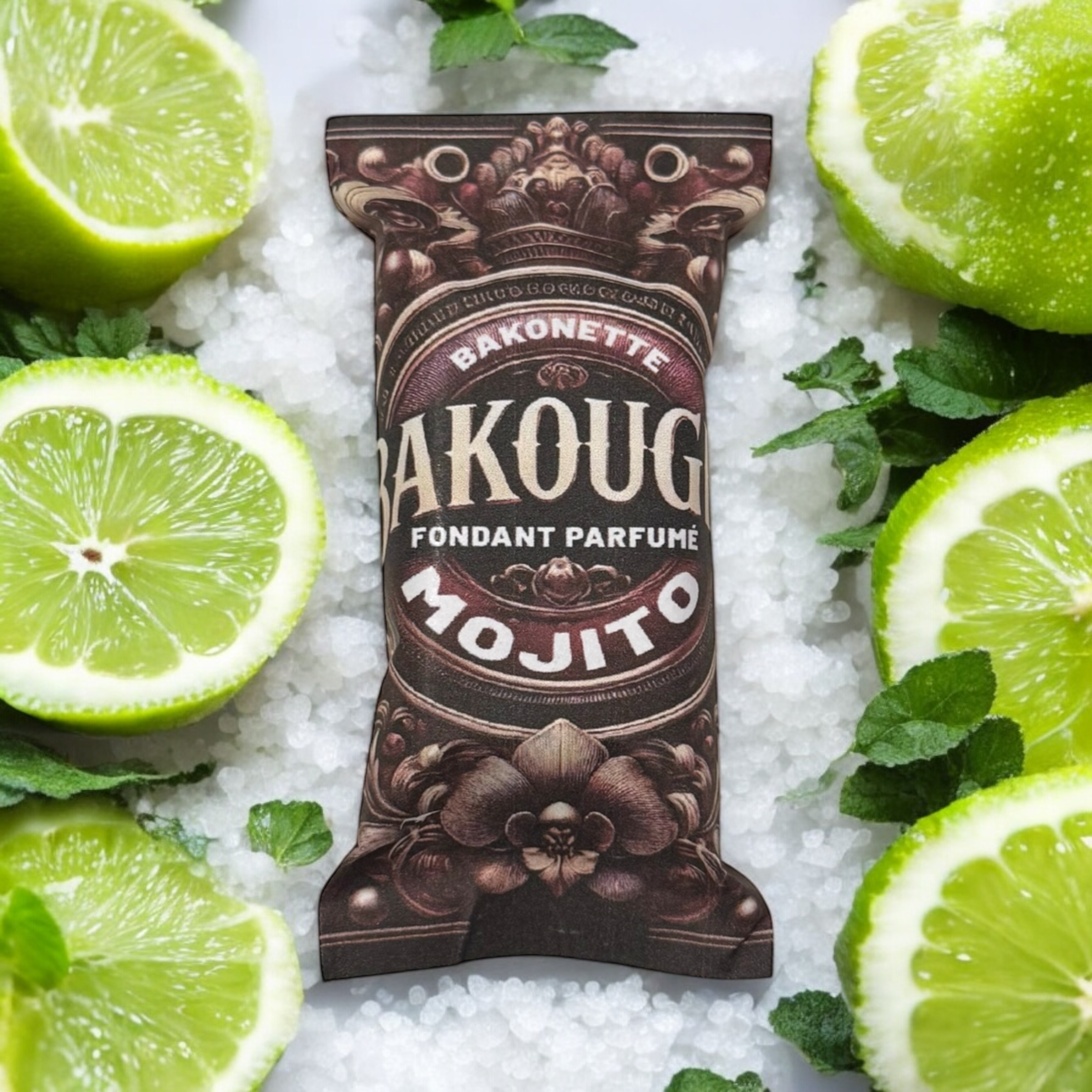 Fondant de cire parfumée mojito, 30h de diffusion de parfum, cire végétale et parfum Français 