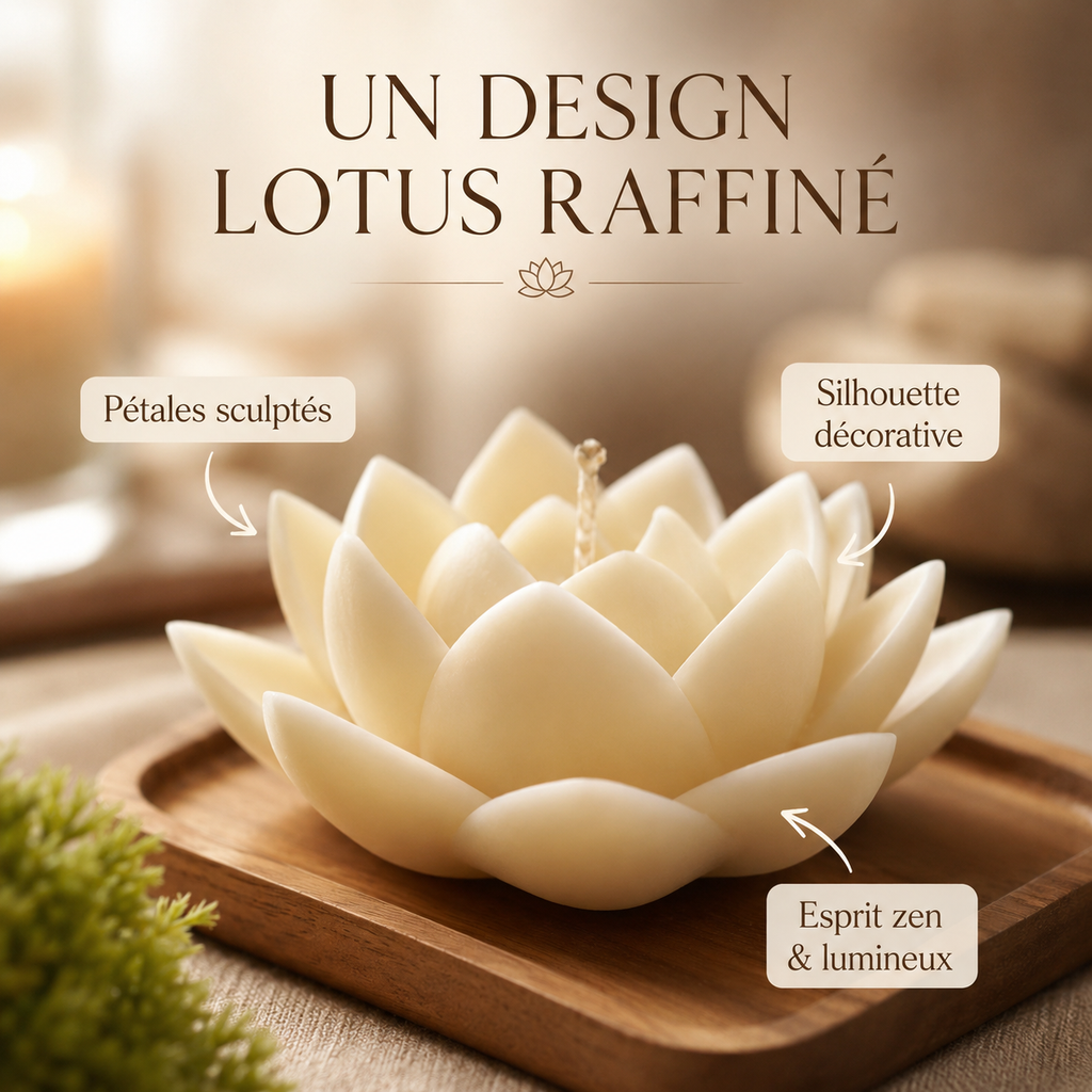 Bougie parfumée fleur de coton Lotus — vue complémentaire 7