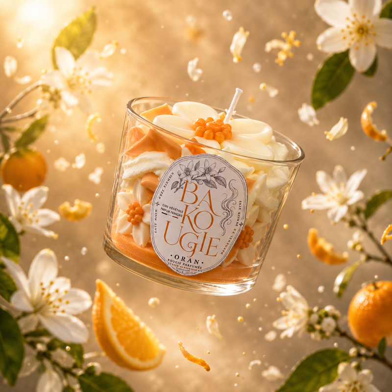 Bougie parfumée fleur d’oranger | ORAN