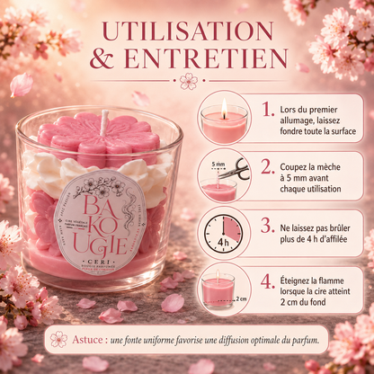 Bougie parfumée fleur de cerisier | CERI