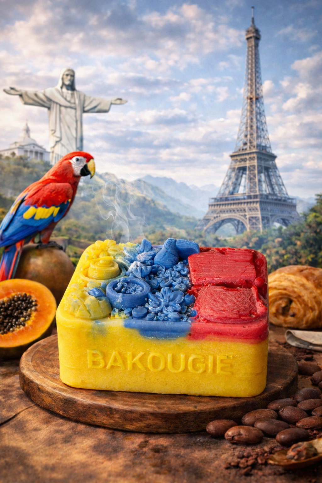 Fondant de cire parfumée mangue papaye