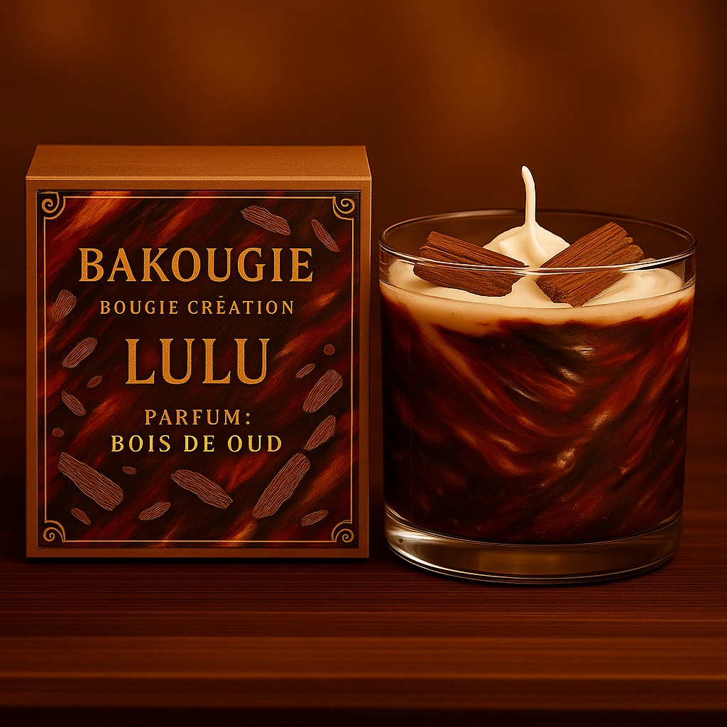 Bougie parfumée bois de oud | Lulu