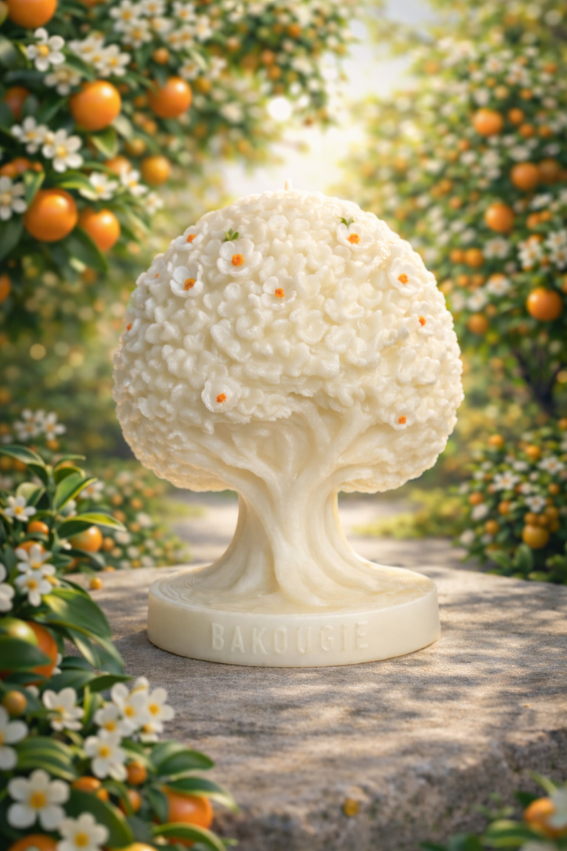 Bougie parfumée fleur d'oranger | Arbre de vie
