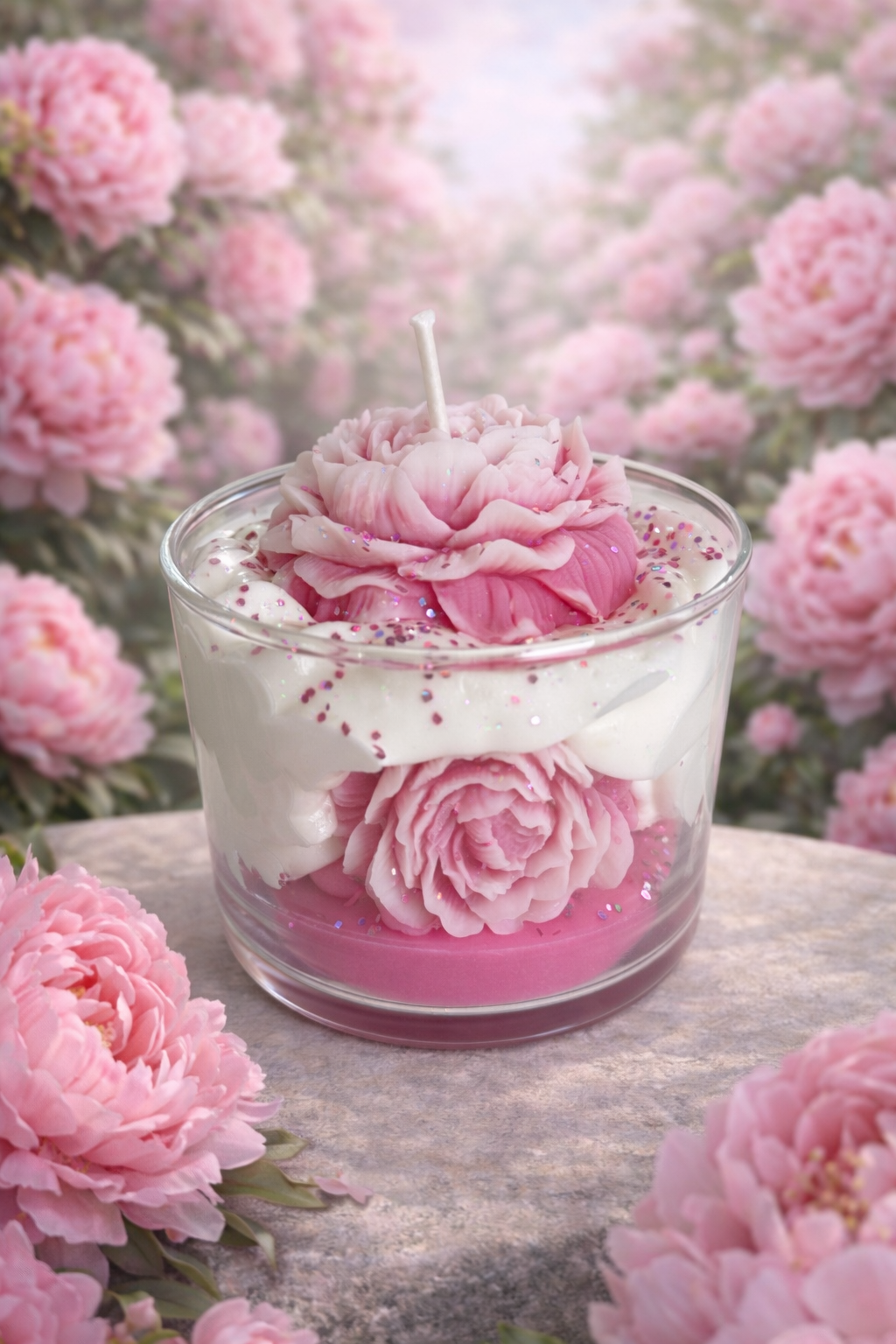 Bougie parfumée pivoine | Peonia