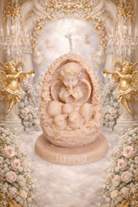 Bougie parfumée fraise et menthe | Huevolito