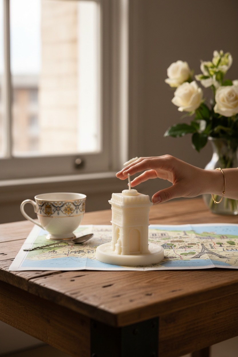 Bougie parfumée pain au chocolat | Arc de triomphe