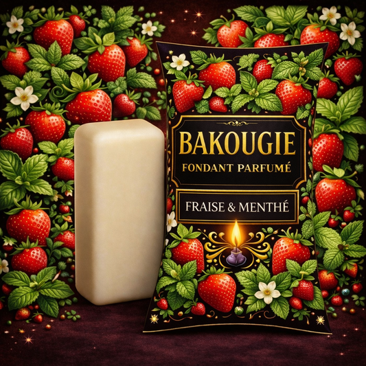 Fondant parfumé fraise et menthe | Bakonette