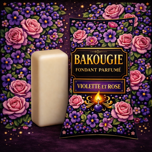 Fondant parfumé violette et rose | Bakonette