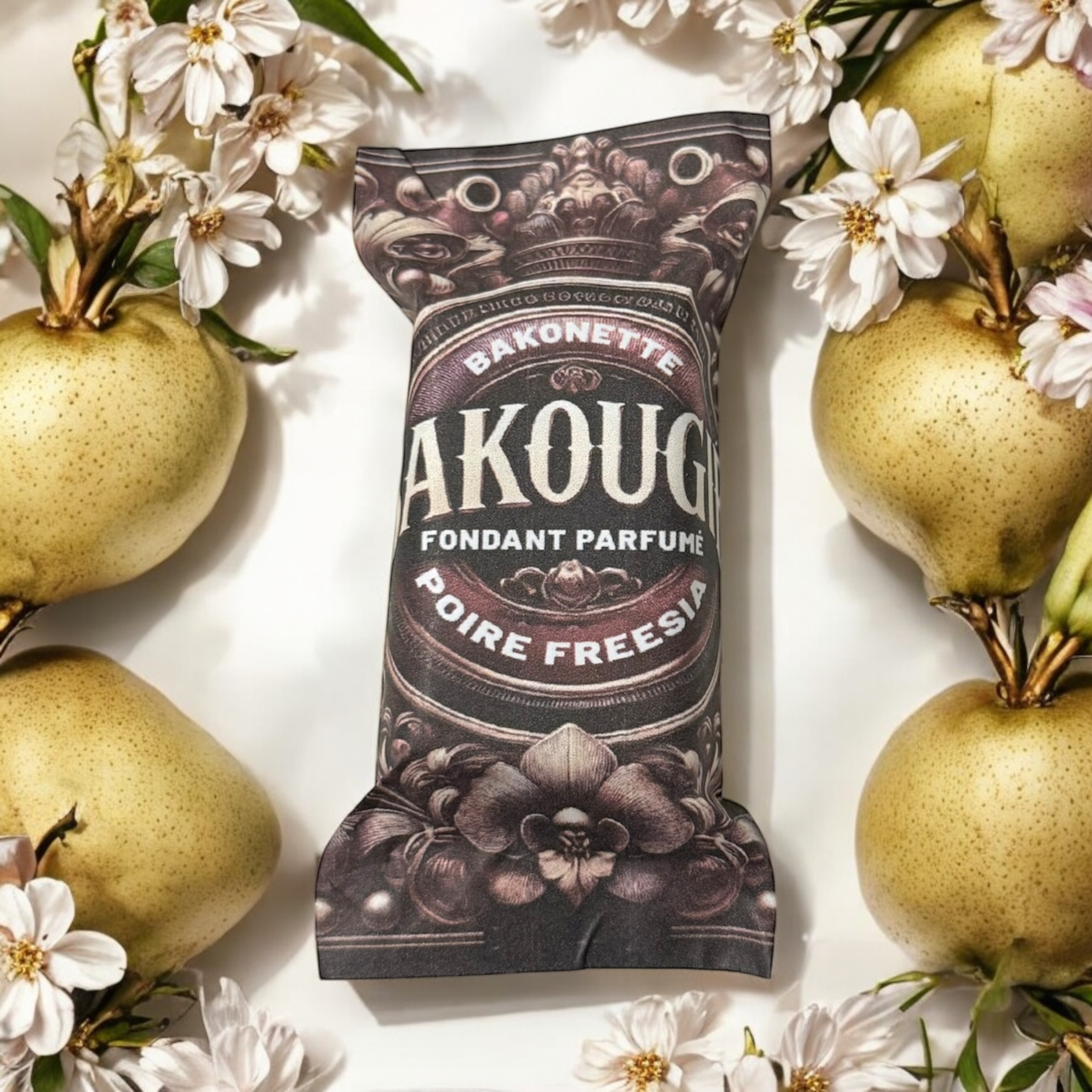 Fondant de cire parfumée poire freesia, 30h de diffusion de parfum, cire végétale et parfum Français 
