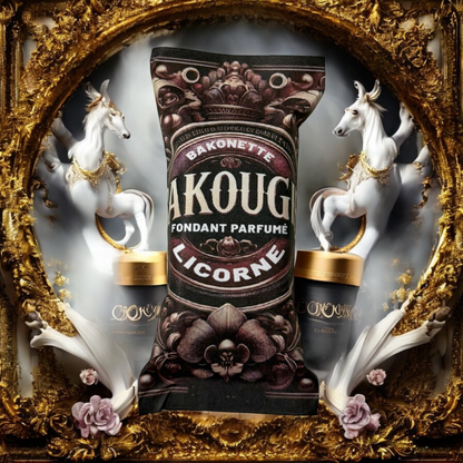 Fondant de cire parfumée licorne, 30h de diffusion de parfum, cire végétale et parfum Français 