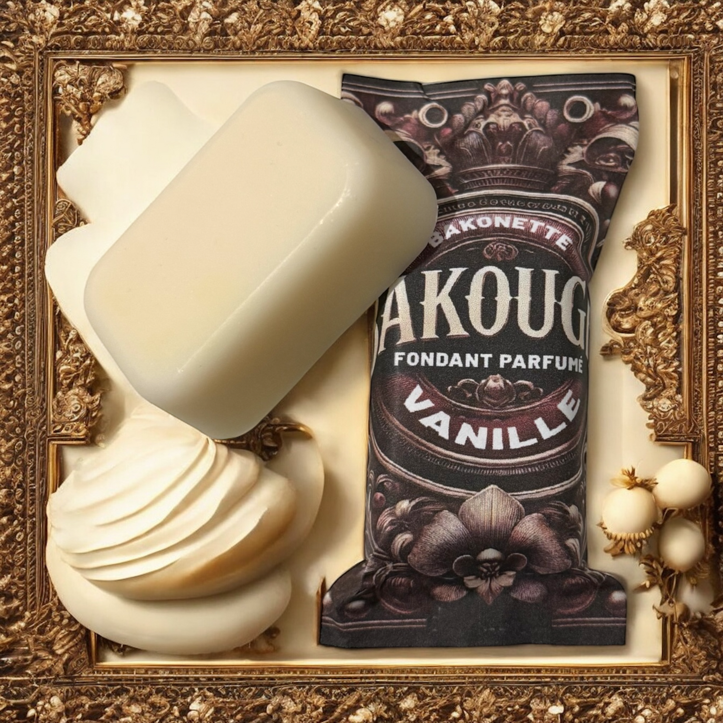 Fondant de cire parfumée vanille, 30h de diffusion de parfum, cire végétale et parfum Français 