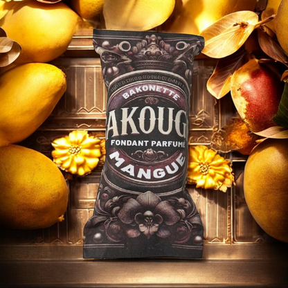 Fondant de cire parfumée mangue, 30h de diffusion de parfum, cire végétale et parfum Français 