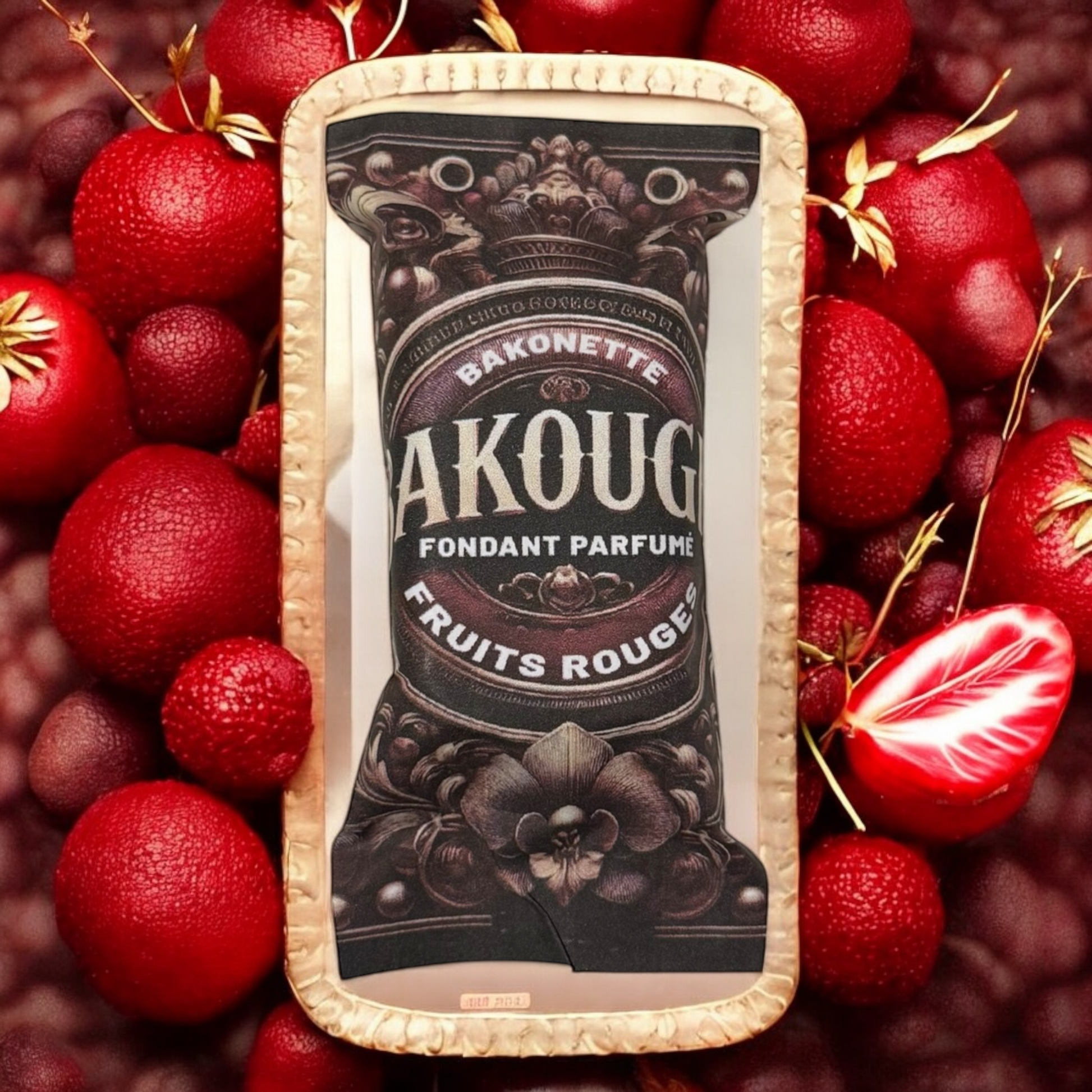 Fondant de cire parfumée fruits rouges, 30h de diffusion de parfum, cire végétale et parfum Français 