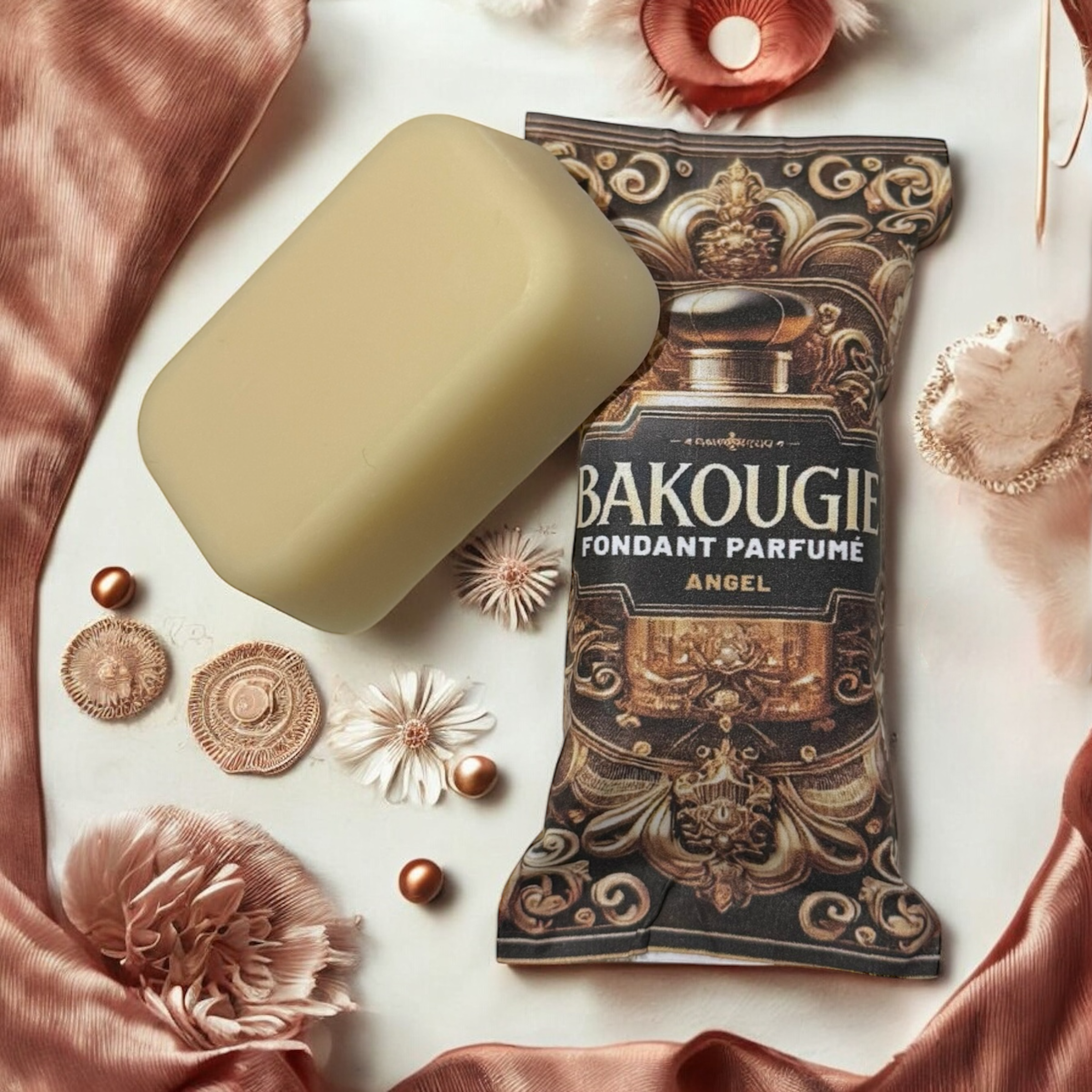 Fondant de cire parfumée inspiration angel by thierry muggler 30h de diffusion de parfum, cire végétale et parfum Français 