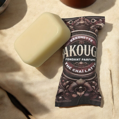 Fondant de cire parfumée thé chaï latte, 30h de diffusion de parfum, cire végétale et parfum Français 