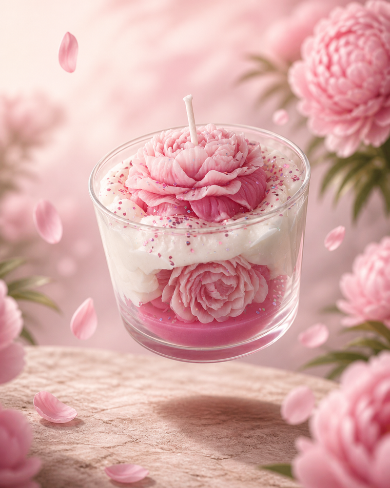 Bougie parfumée pivoine | Peonia