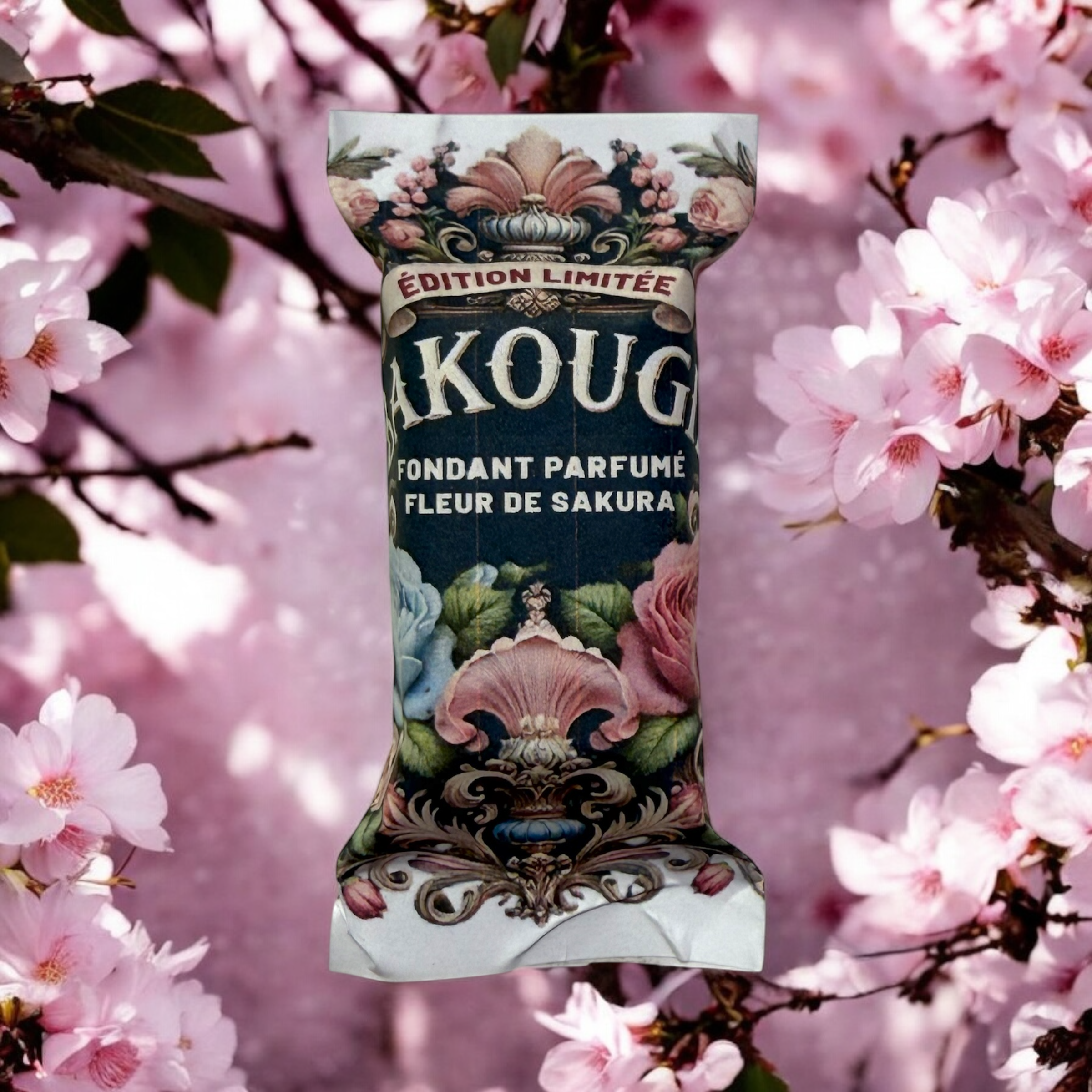 Fondant de cire parfumée fleur de sakura, 30h de diffusion de parfum, cire végétale et parfum Français 