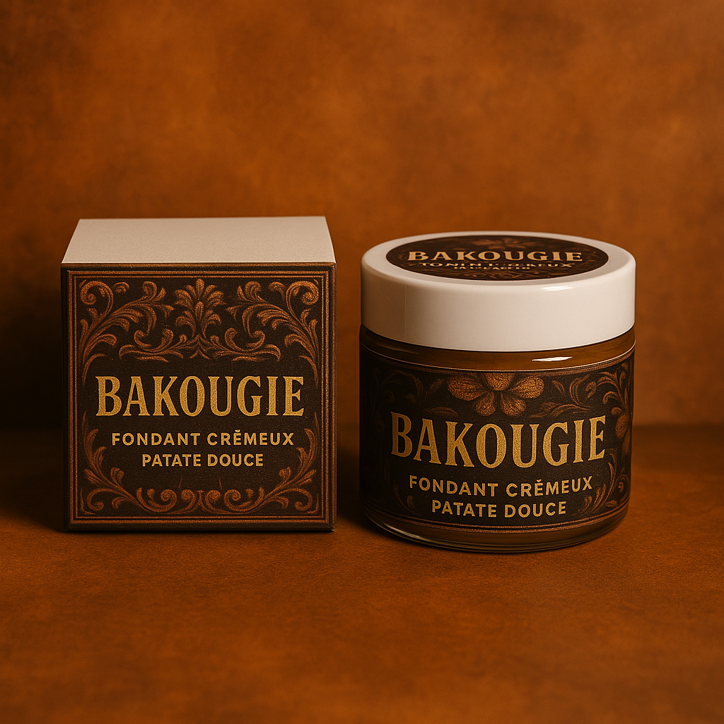 Fondant de cire végétale parfumée patate douce format crémeux de 50g pour 50h de diffusion de parfum