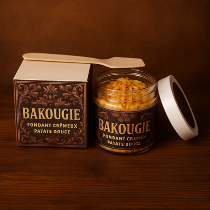 Fondant de cire végétale parfumée patate douce format crémeux de 50g pour 50h de diffusion de parfum