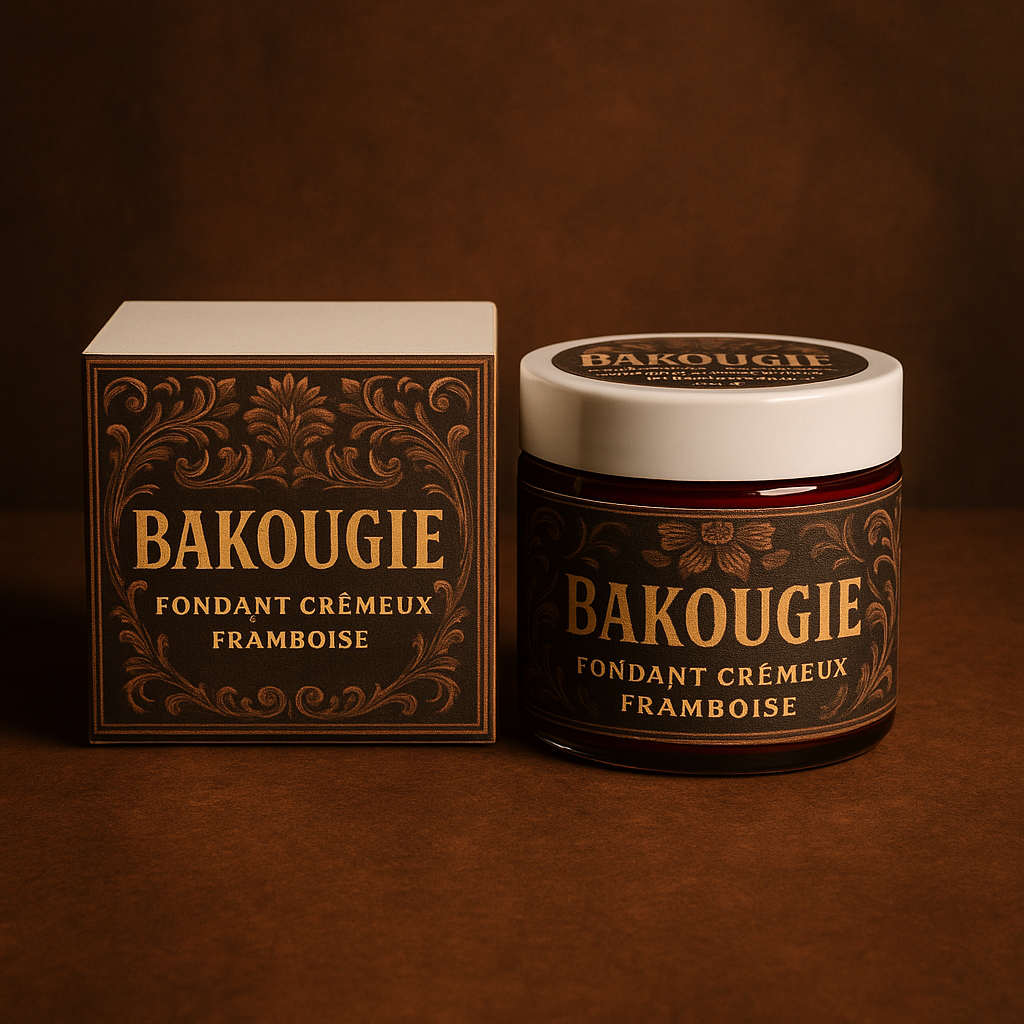 Fondant de cire végétale parfumée framboise format crémeux de 50g pour 50h de diffusion de parfum