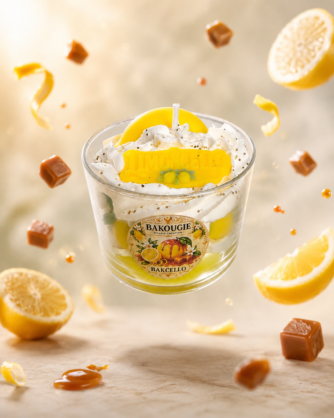 Bougie parfumée Limoncello | Bakcello